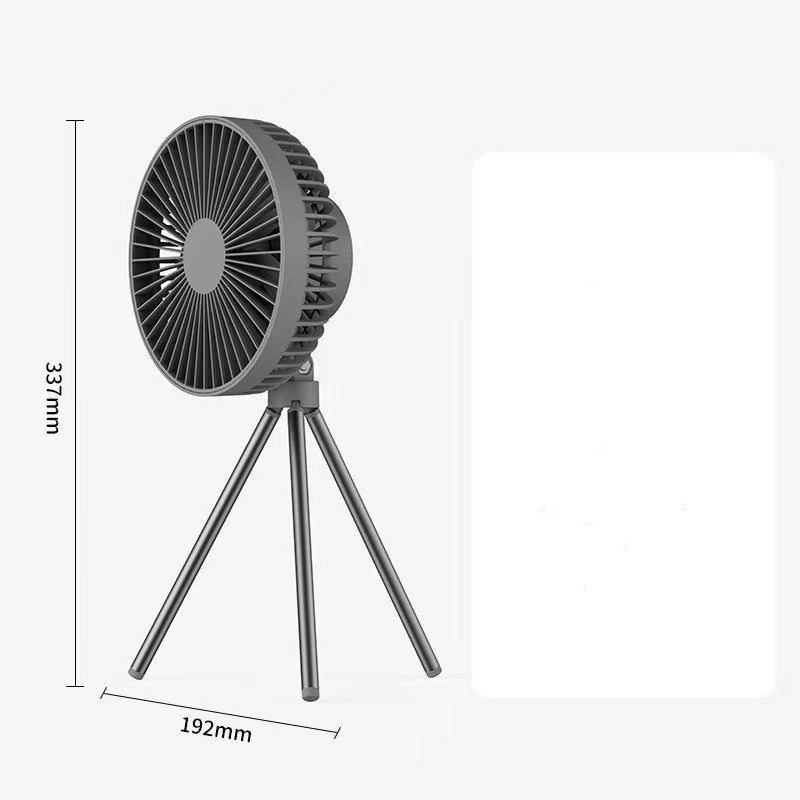 Portable Cordless Electric Fan with LED Lighting