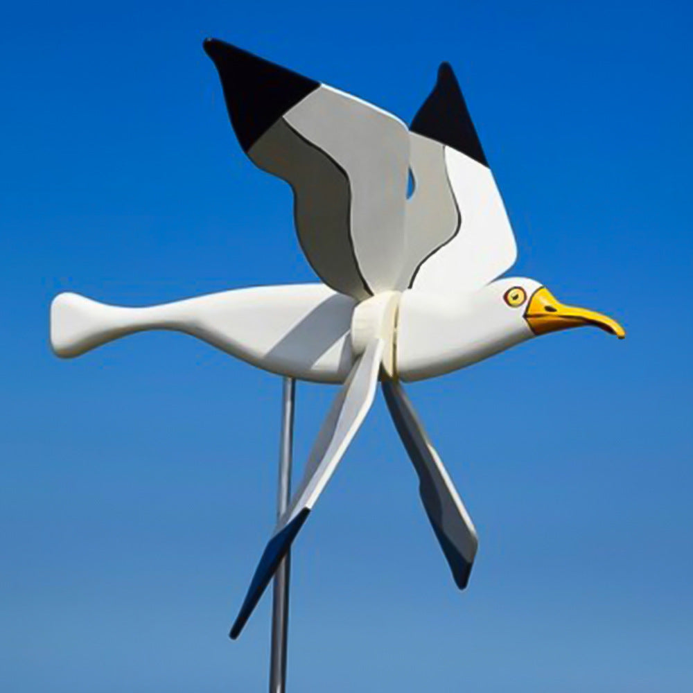 Holiday Gift Seagull Windmill Garden Decoration