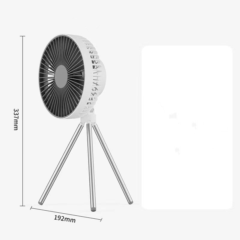 Portable Cordless Electric Fan with LED Lighting