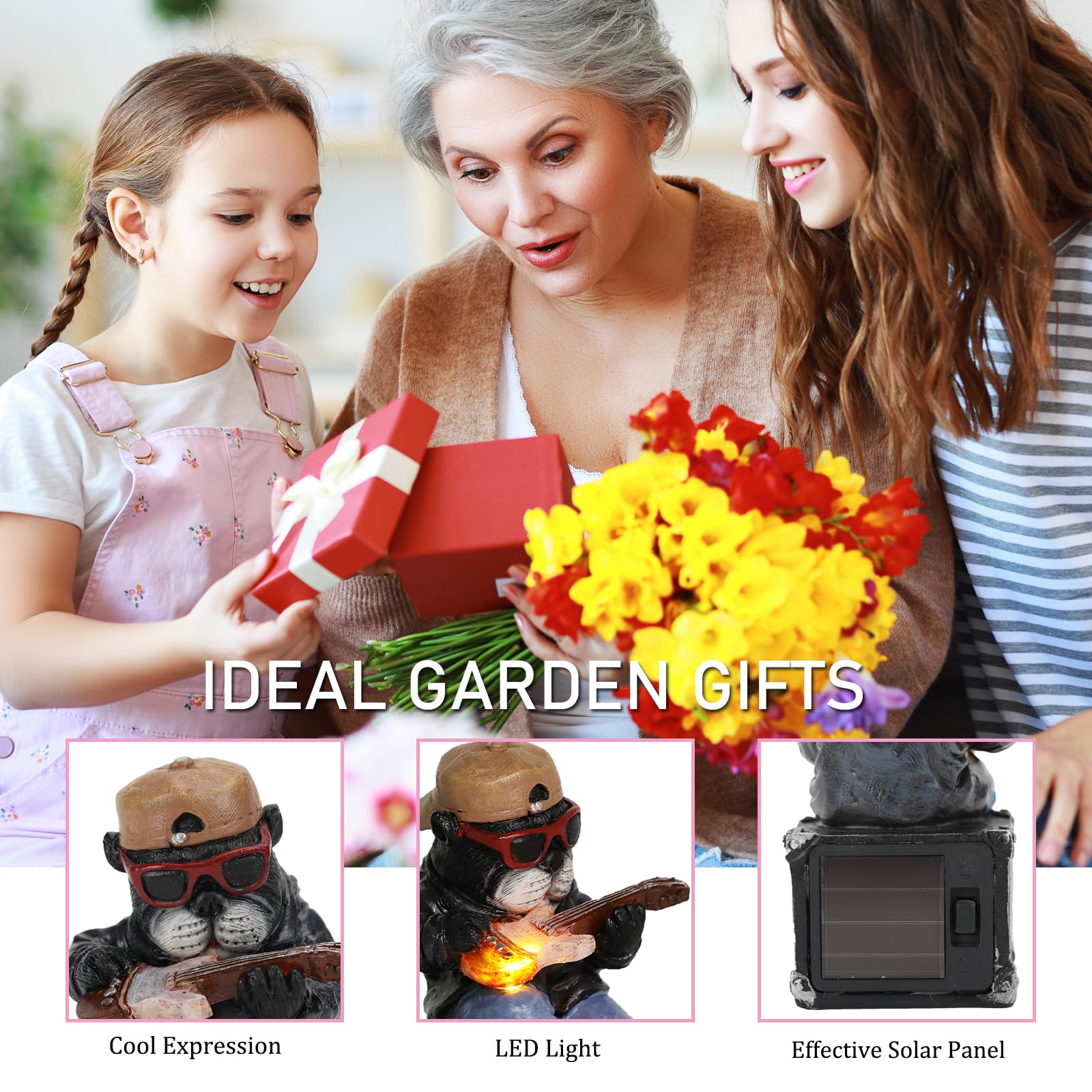 FOXMIS Miniature Frog Garden Statue Gifts Fall Halloween
