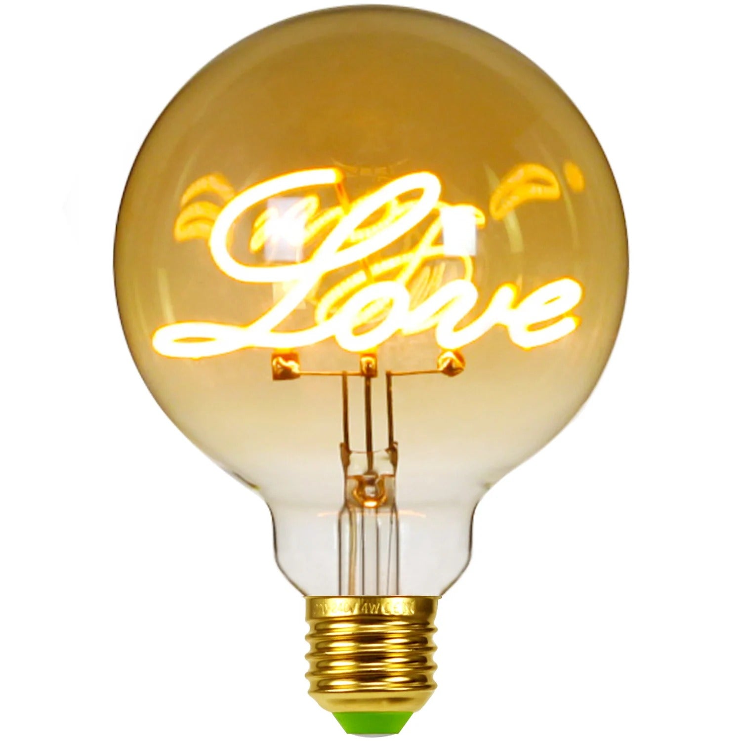 Love Letter Light Home Decor LED Filament Bulb