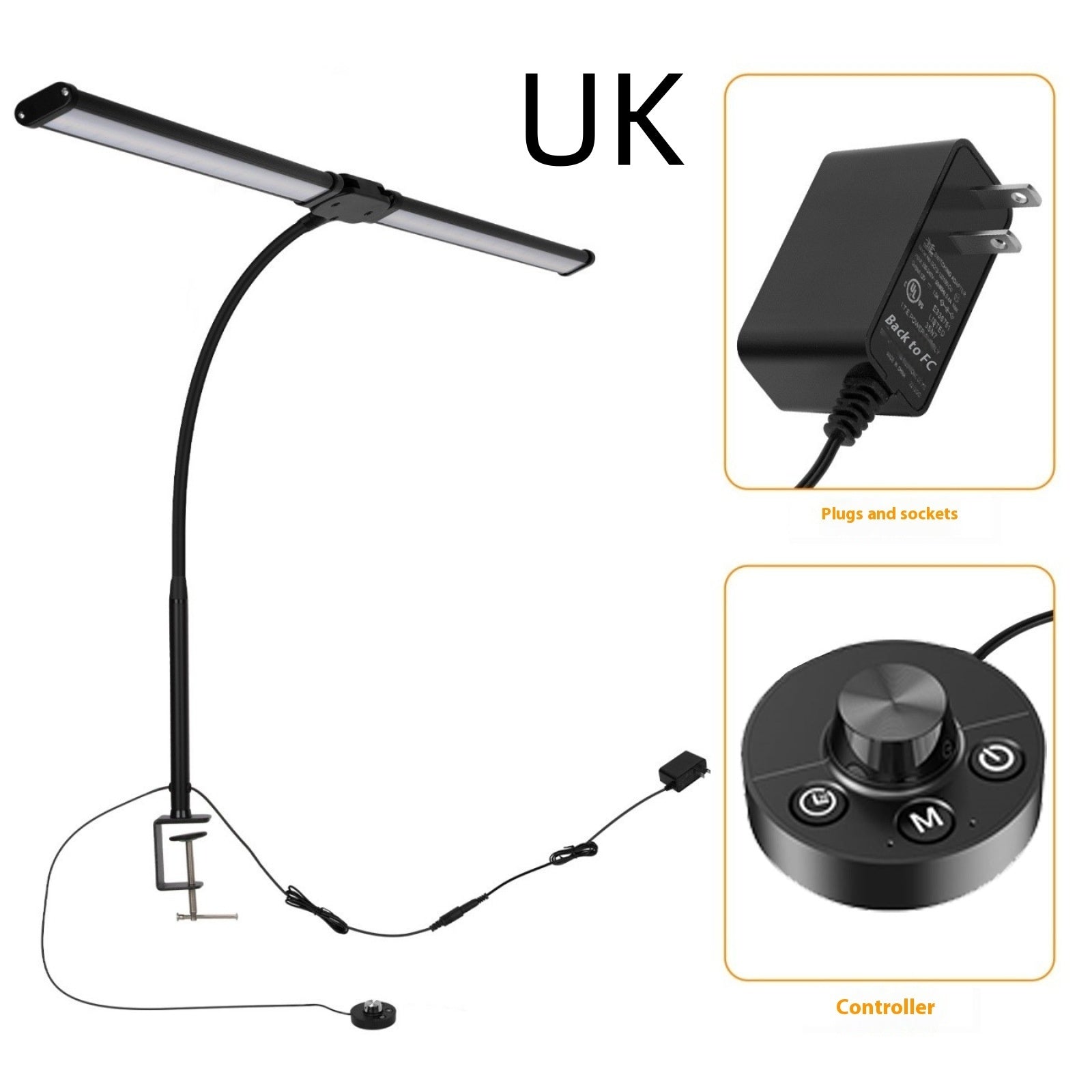 Led Double-headed Table Lamp