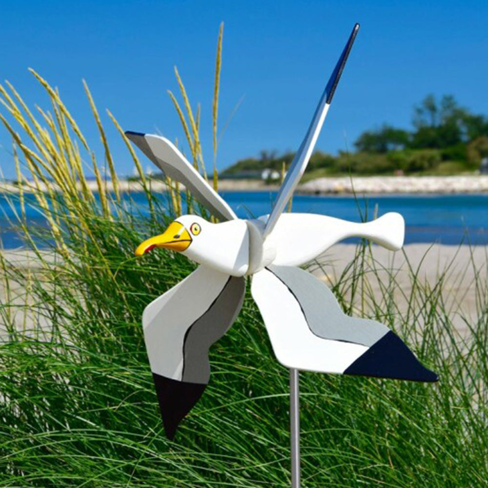 Holiday Gift Seagull Windmill Garden Decoration