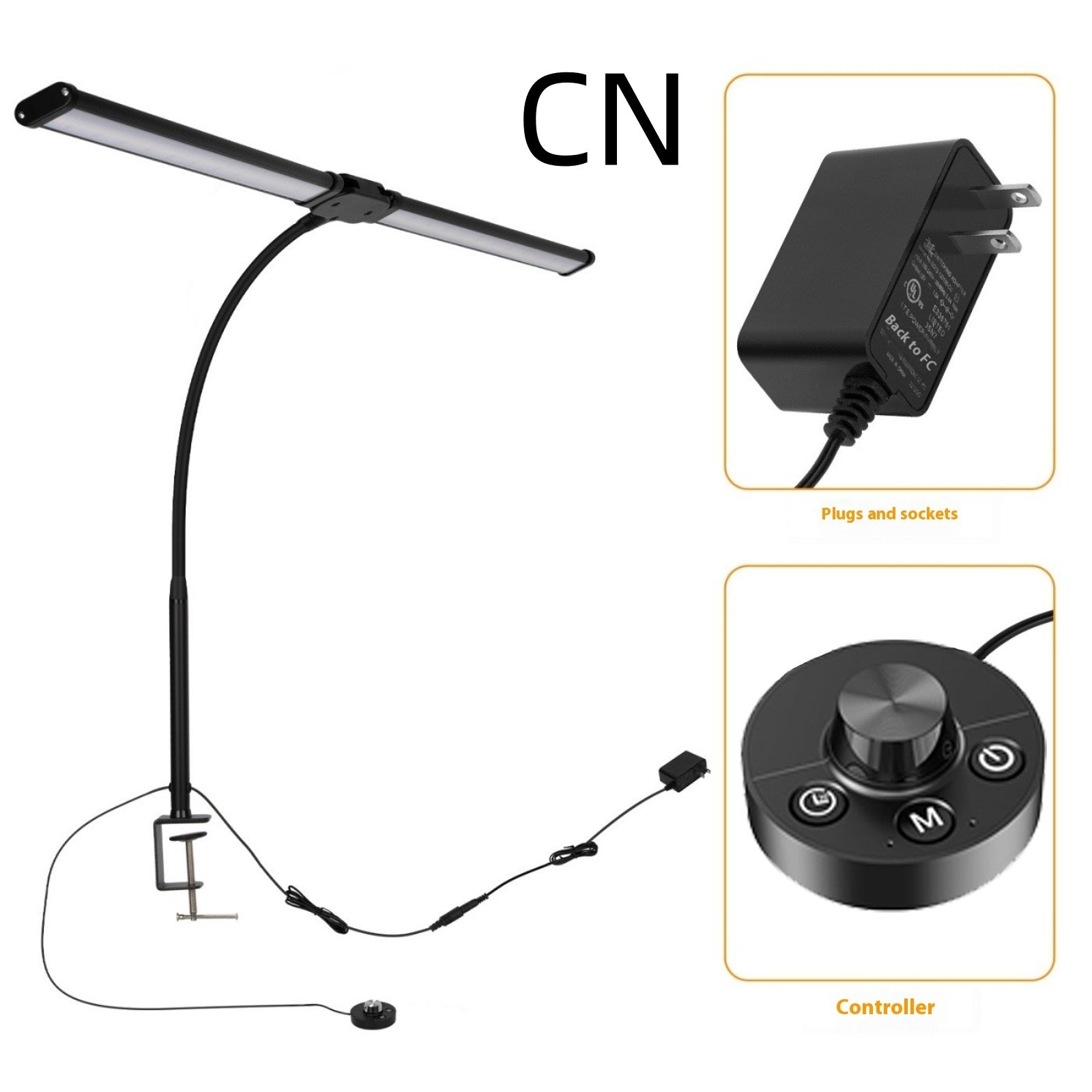 Led Double-headed Table Lamp