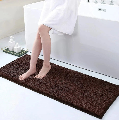 Chenille Non-Slip Absorbent Floor Mat – Soft & Durable