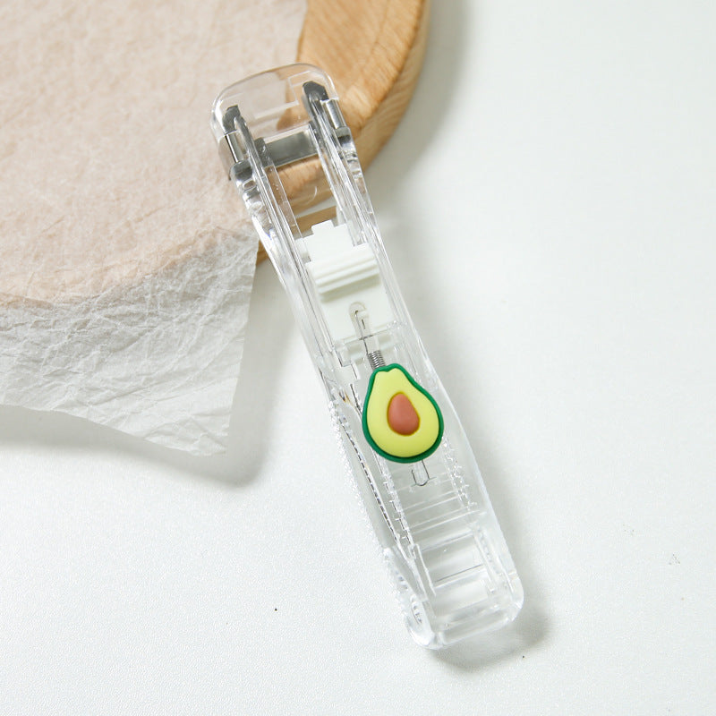 Mini Reusable Traceless Hand Clamp Push Stapler