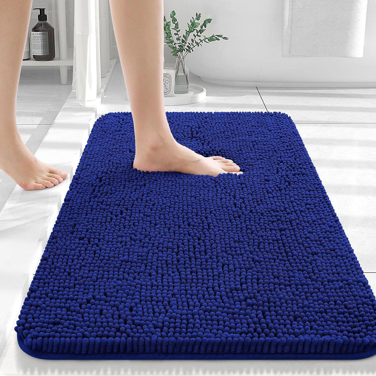 Chenille Non-Slip Absorbent Floor Mat – Soft & Durable