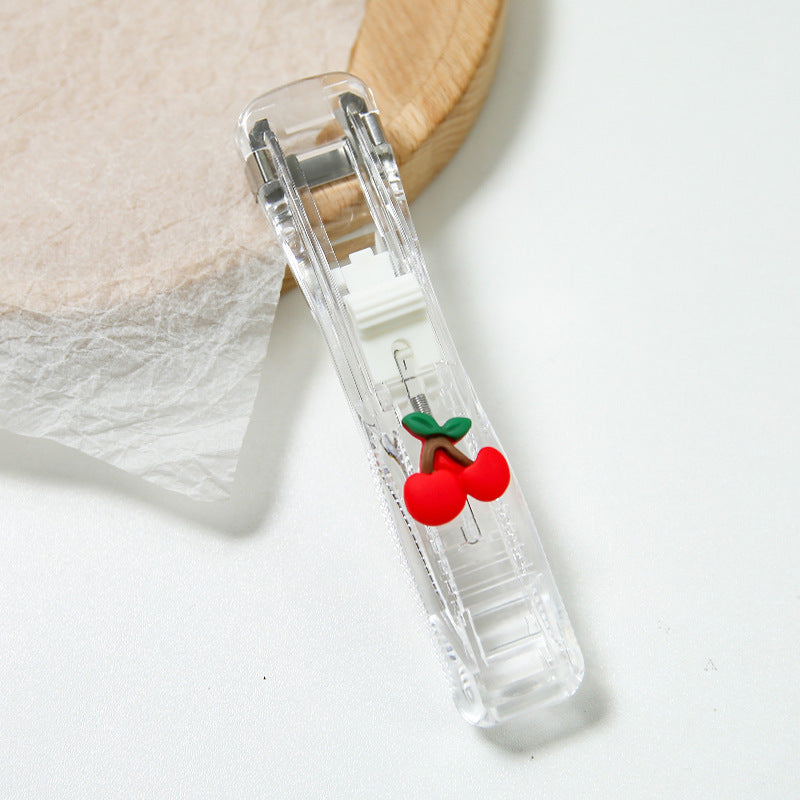 Mini Reusable Traceless Hand Clamp Push Stapler