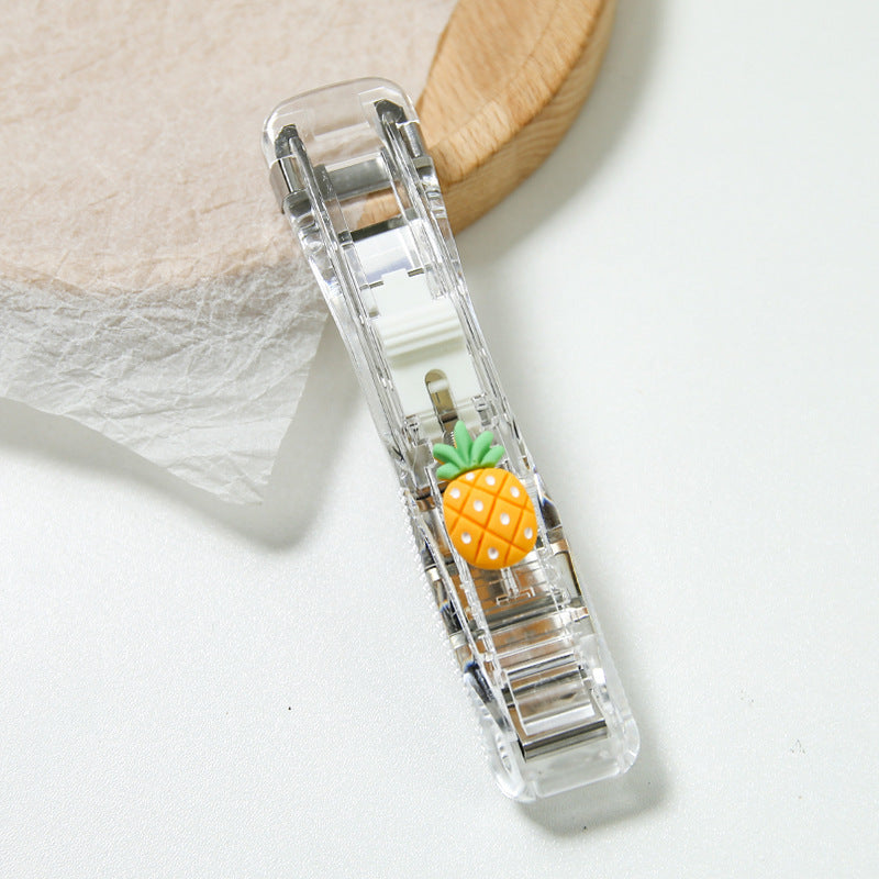 Mini Reusable Traceless Hand Clamp Push Stapler