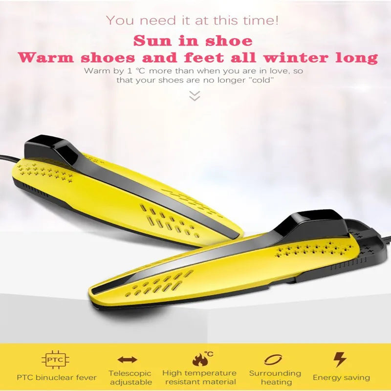 Shoe Dryer UV Sterilizer Deodorizer Quick Dry Heater