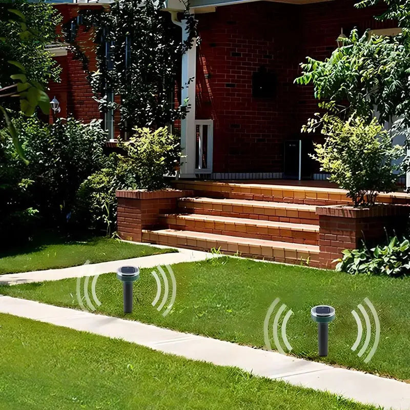 Solar Ultrasonic Mole Repellent Insect Repeller