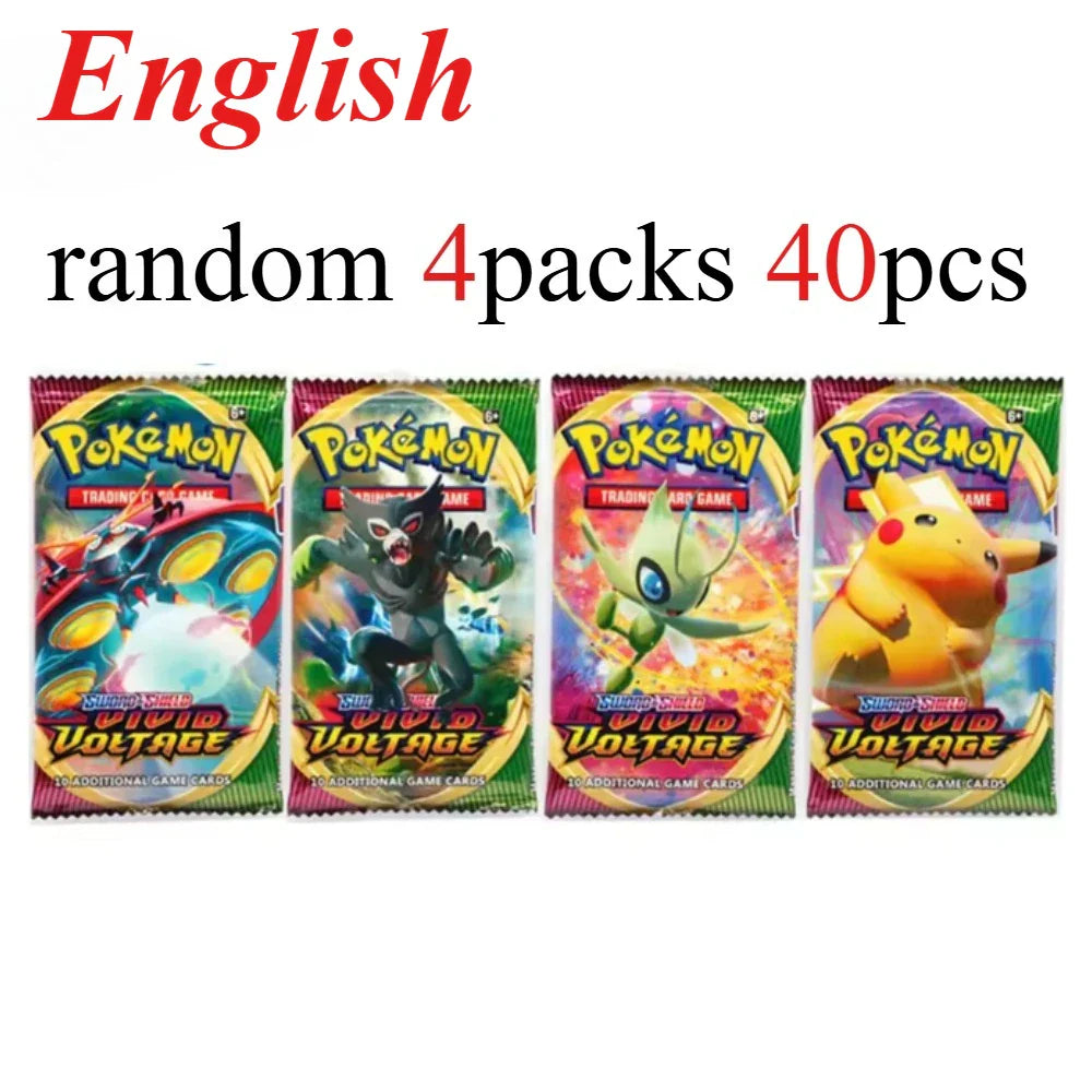 40 Pcs Pokemon Card Prismatic 151 Evolutions English Booster Battle Pokemon Card Game Carte Trading Collection Cards Gift