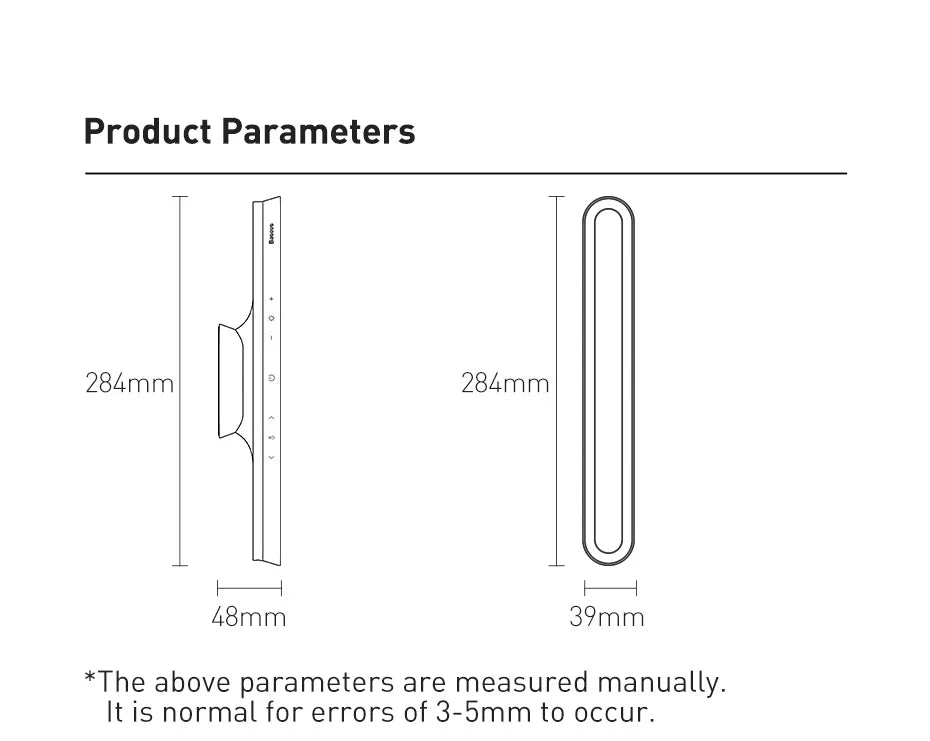 Baseus Magnetic Desk Lamp Rechargeable LED Dimming Light