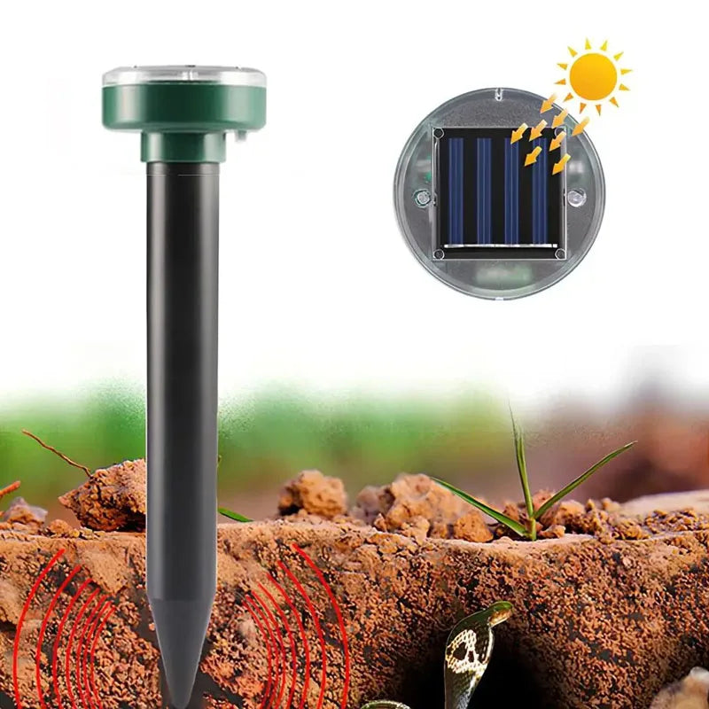 Solar Ultrasonic Mole Repellent Insect Repeller