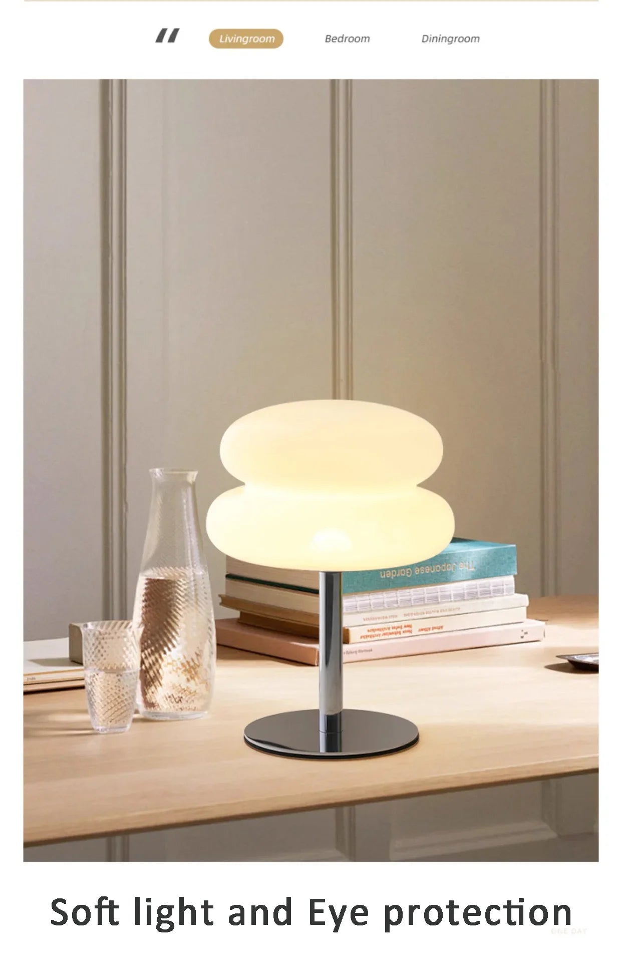 Macaron LED Table Lamp Dimming Night Light Bedroom Decor