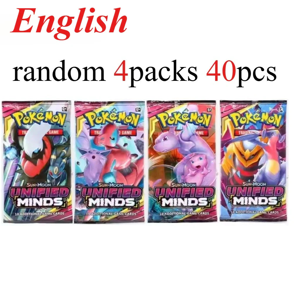 40 Pcs Pokemon Card Prismatic 151 Evolutions English Booster Battle Pokemon Card Game Carte Trading Collection Cards Gift