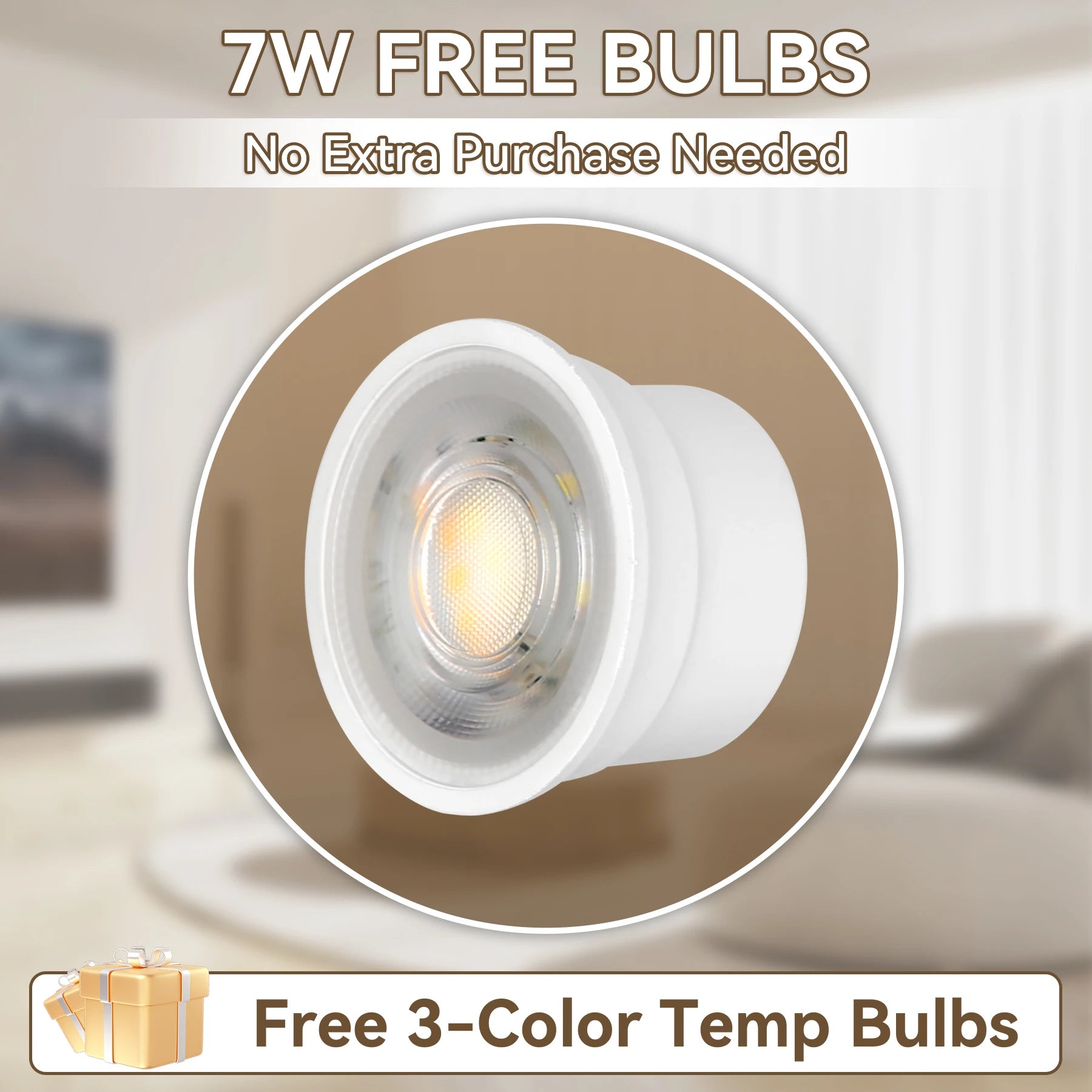 GU10 Ceiling LED Spotlight Adjustable Angle 110-220V
