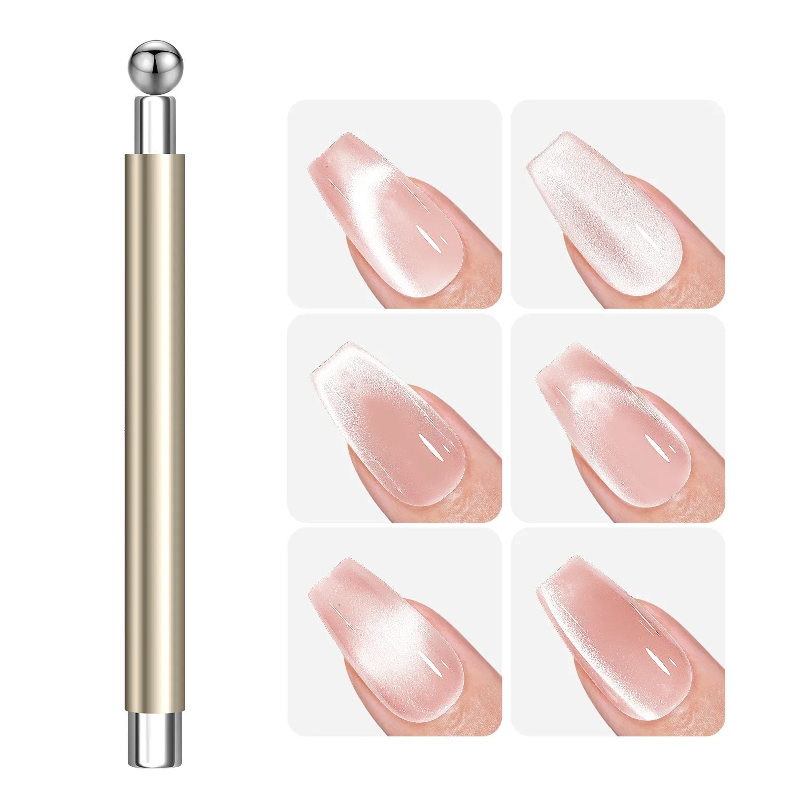 Nail Art Cat Eye Magnet Stick For Cat Eye Gel Effect Creative Ornaments Nail Props Tools Gel Special Velvet 5D Nail DIY Tool