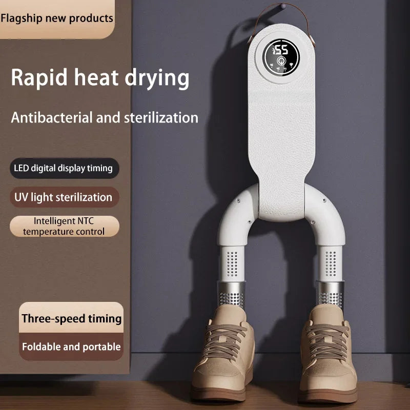 Portable Shoe Dryer UV Deodorizing Foldable Boot Dryer