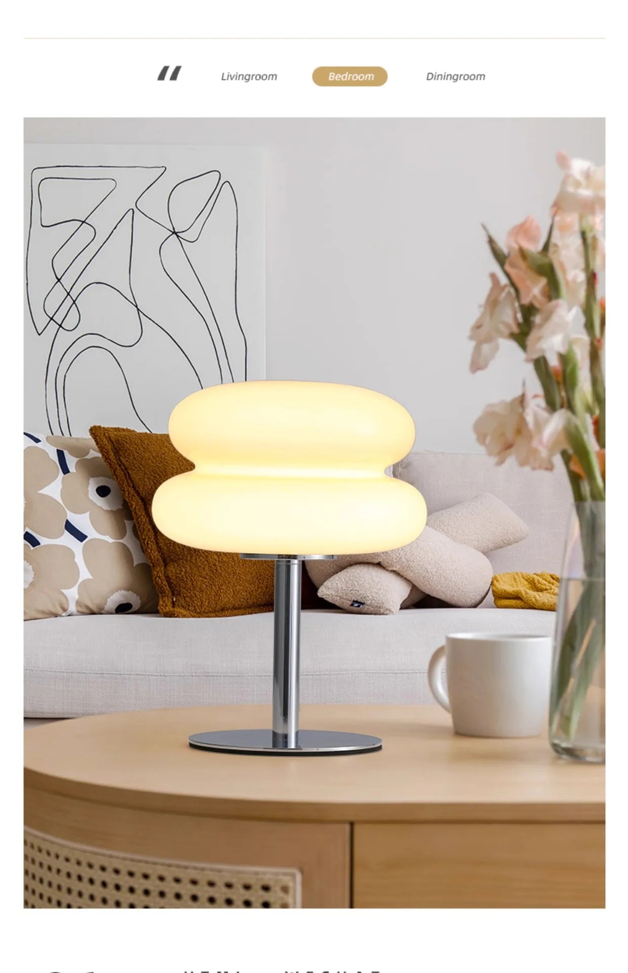 Macaron LED Table Lamp Dimming Night Light Bedroom Decor