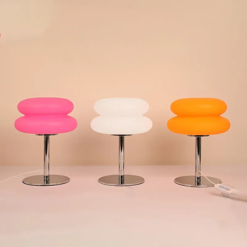 Macaron LED Table Lamp Dimming Night Light Bedroom Decor