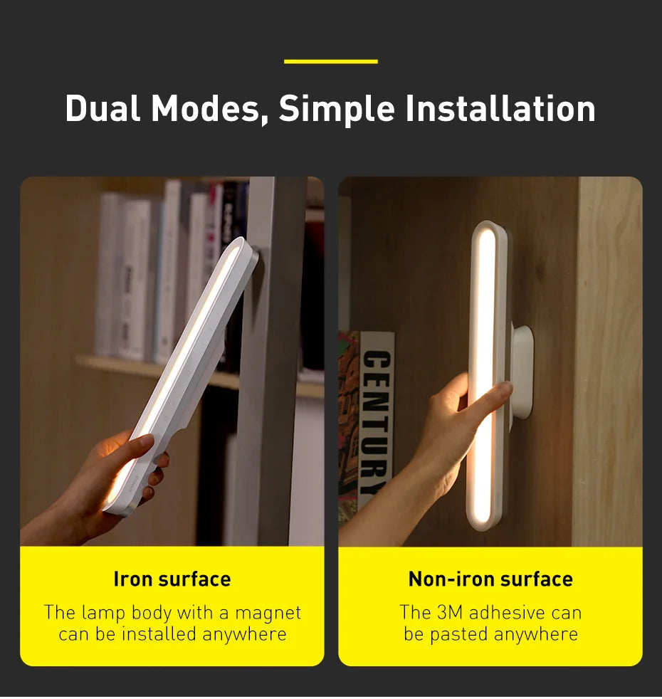 Baseus Magnetic Desk Lamp Rechargeable LED Dimming Light