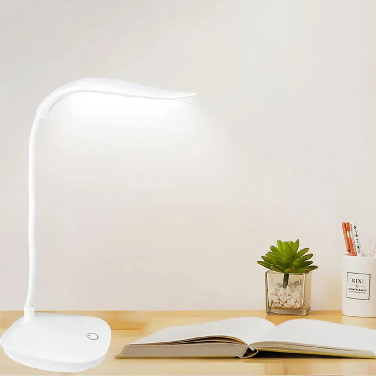 LED Reading Desk Lamp USB Charging Touch Dim Eye Light