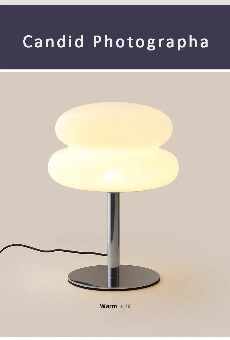 Macaron LED Table Lamp Dimming Night Light Bedroom Decor