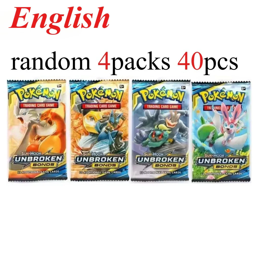 40 Pcs Pokemon Card Prismatic 151 Evolutions English Booster Battle Pokemon Card Game Carte Trading Collection Cards Gift