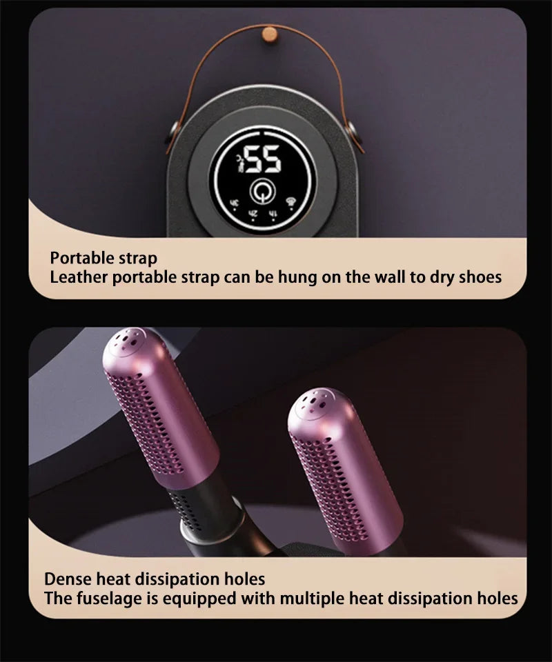 Portable Shoe Dryer UV Deodorizing Foldable Boot Dryer