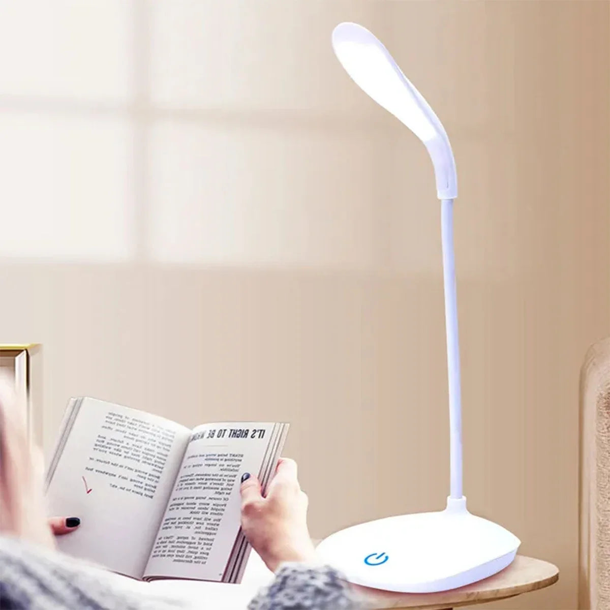 LED Reading Desk Lamp USB Charging Touch Dim Eye Light