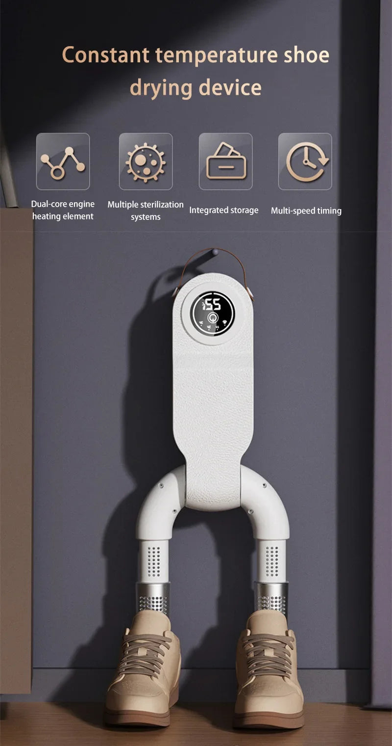 Portable Shoe Dryer UV Deodorizing Foldable Boot Dryer