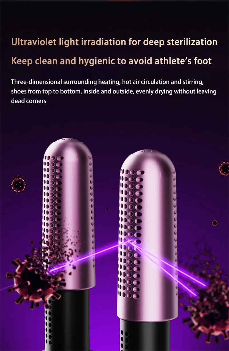 Portable Shoe Dryer UV Deodorizing Foldable Boot Dryer