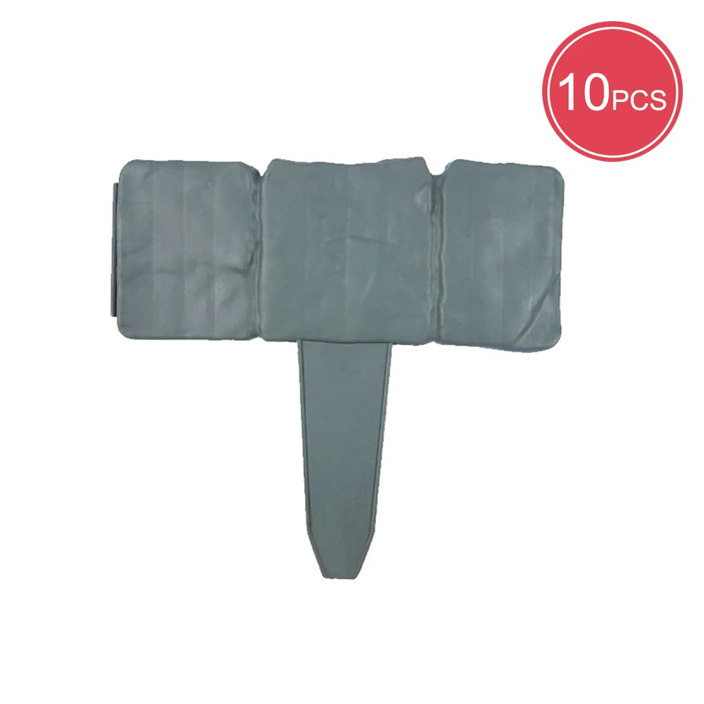 Garden Fence Stone Plant Support Stakes Outdoor Border