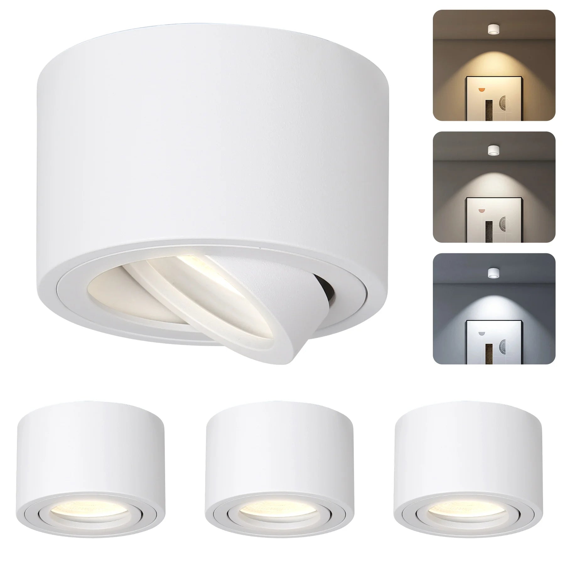 GU10 Ceiling LED Spotlight Adjustable Angle 110-220V
