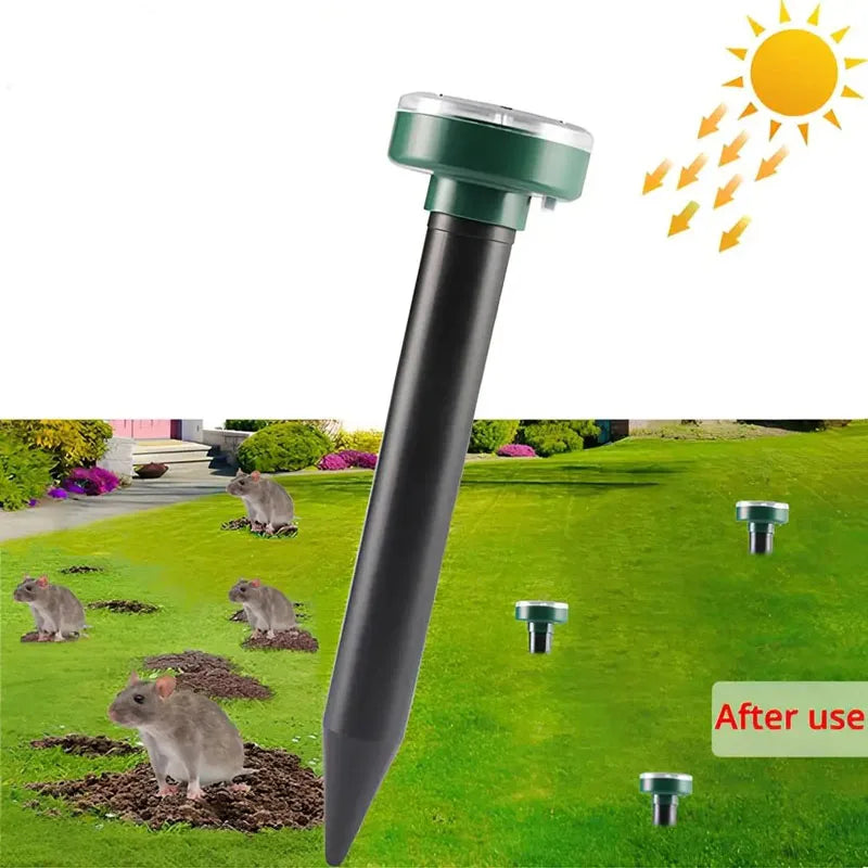 Solar Ultrasonic Mole Repellent Insect Repeller