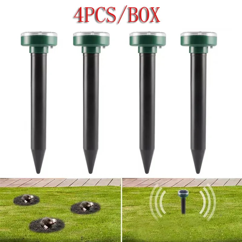 Solar Ultrasonic Mole Repellent Insect Repeller