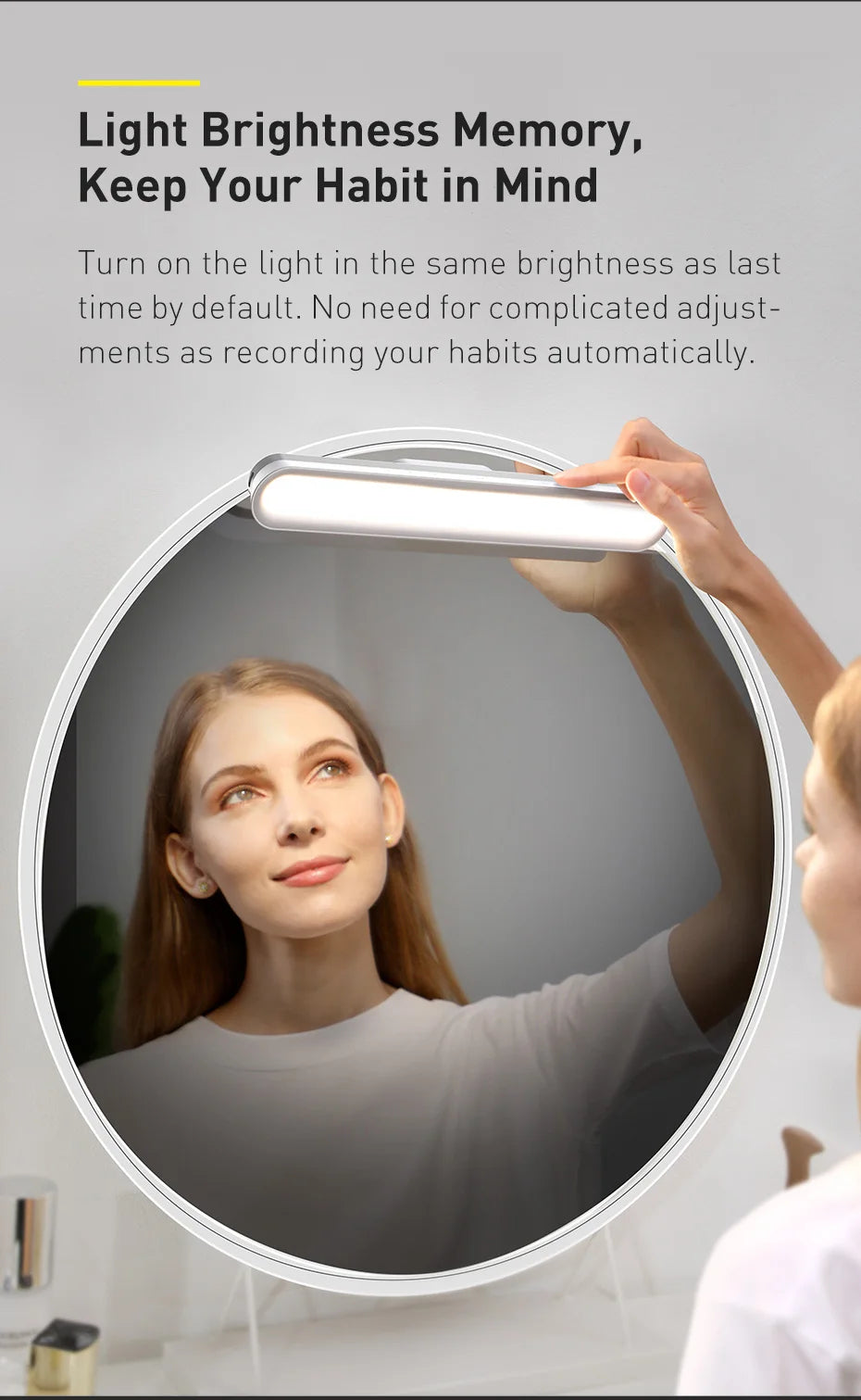 Baseus Magnetic Desk Lamp Rechargeable LED Dimming Light