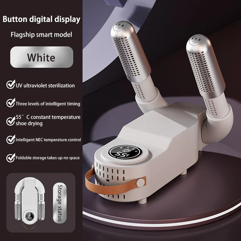 Portable Shoe Dryer UV Deodorizing Foldable Boot Dryer
