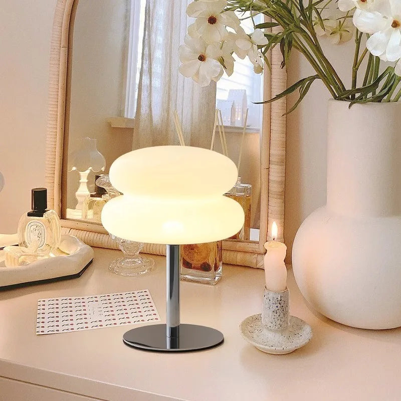 Macaron LED Table Lamp Dimming Night Light Bedroom Decor