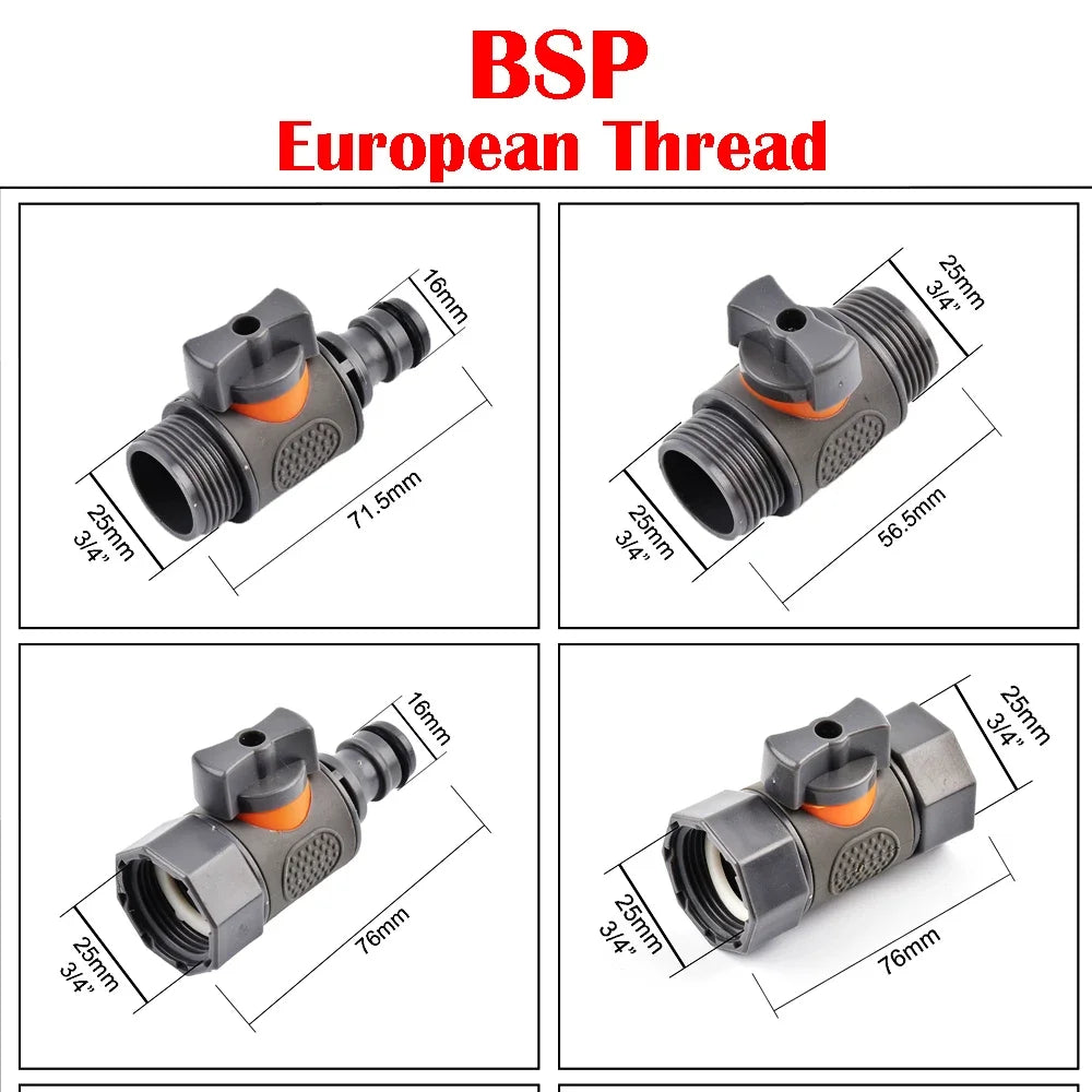 Garden Hose Quick Connect Tap Water Coupler Fitting