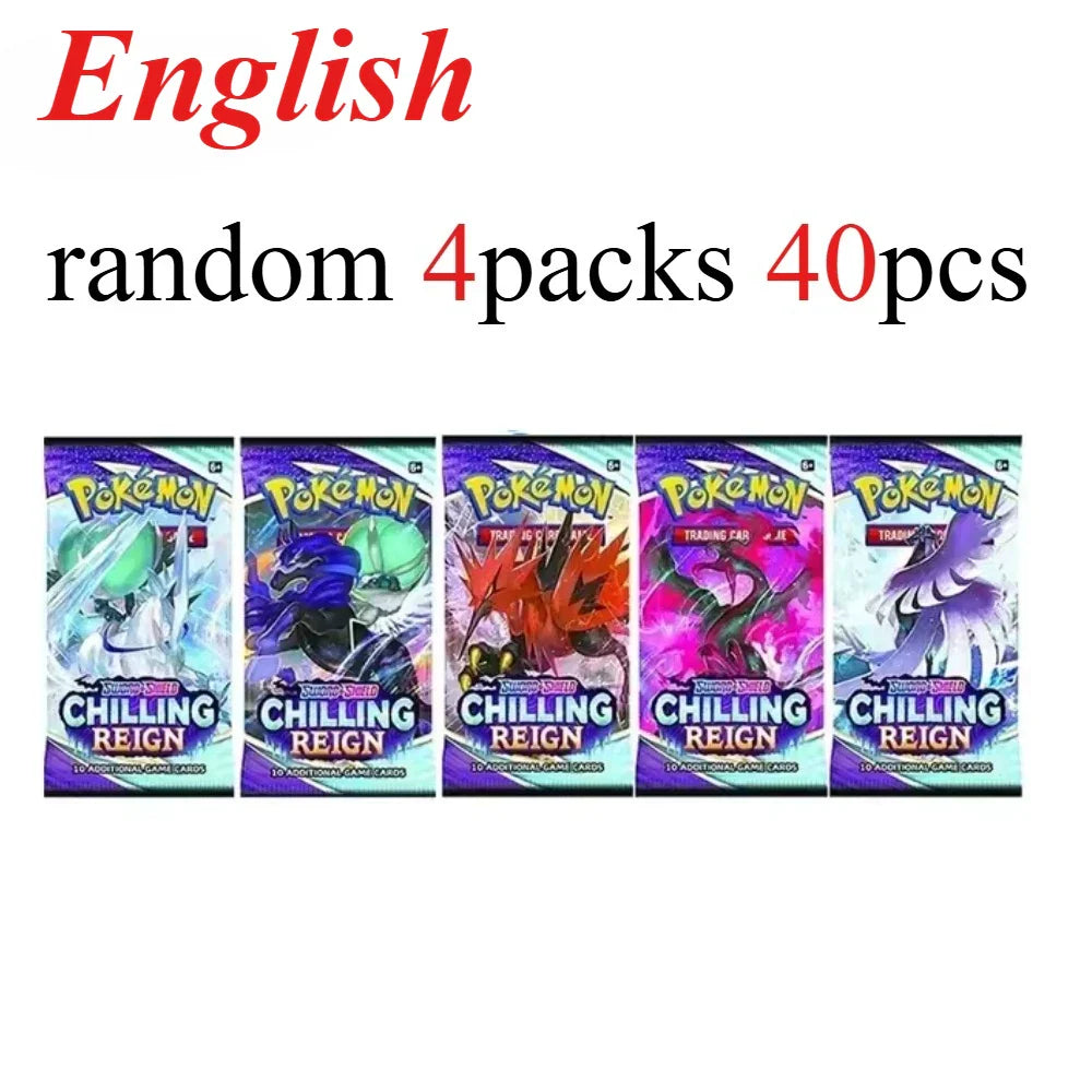 40 Pcs Pokemon Card Prismatic 151 Evolutions English Booster Battle Pokemon Card Game Carte Trading Collection Cards Gift