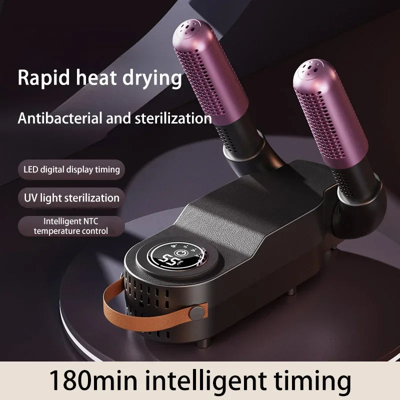 Portable Shoe Dryer UV Deodorizing Foldable Boot Dryer
