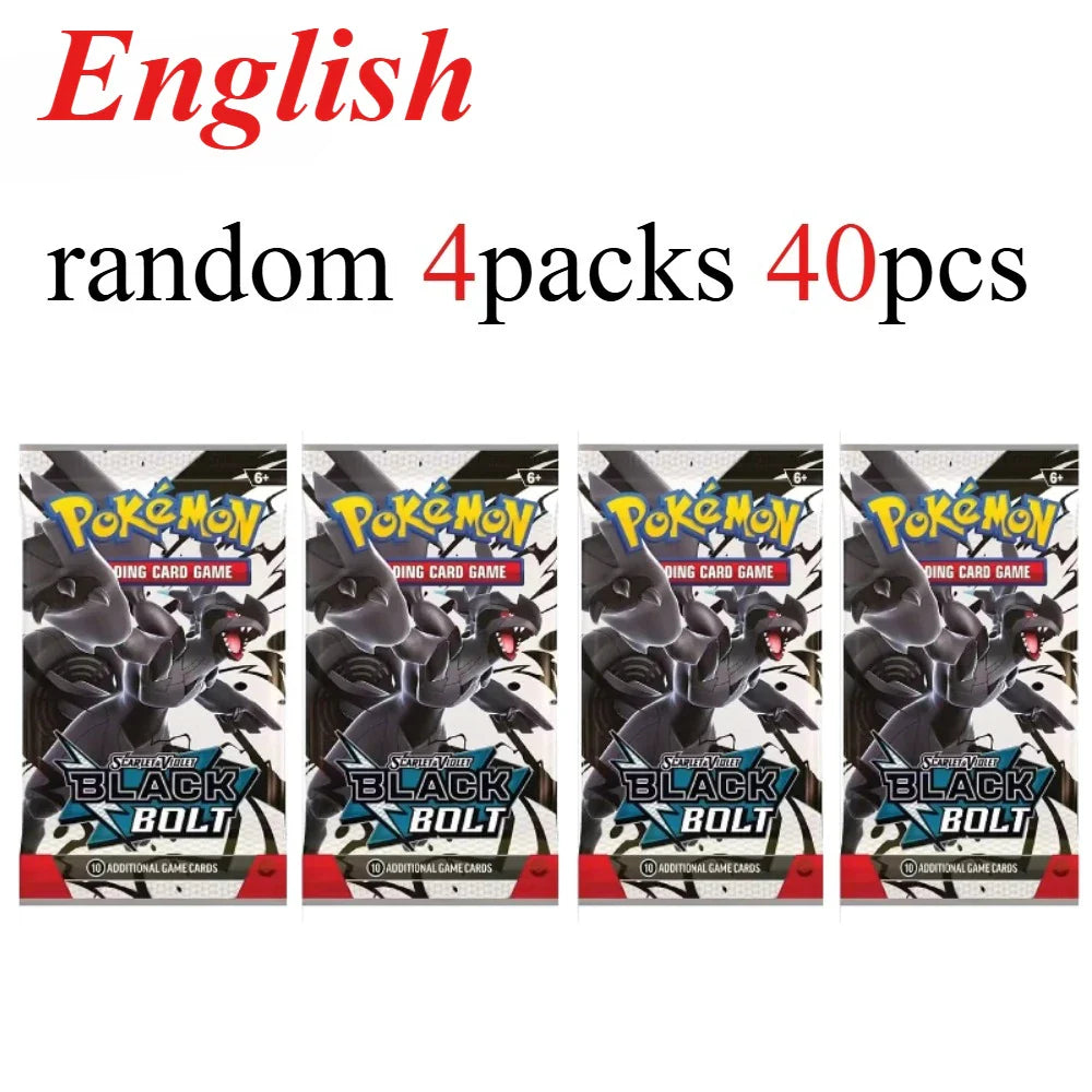 40 Pcs Pokemon Card Prismatic 151 Evolutions English Booster Battle Pokemon Card Game Carte Trading Collection Cards Gift