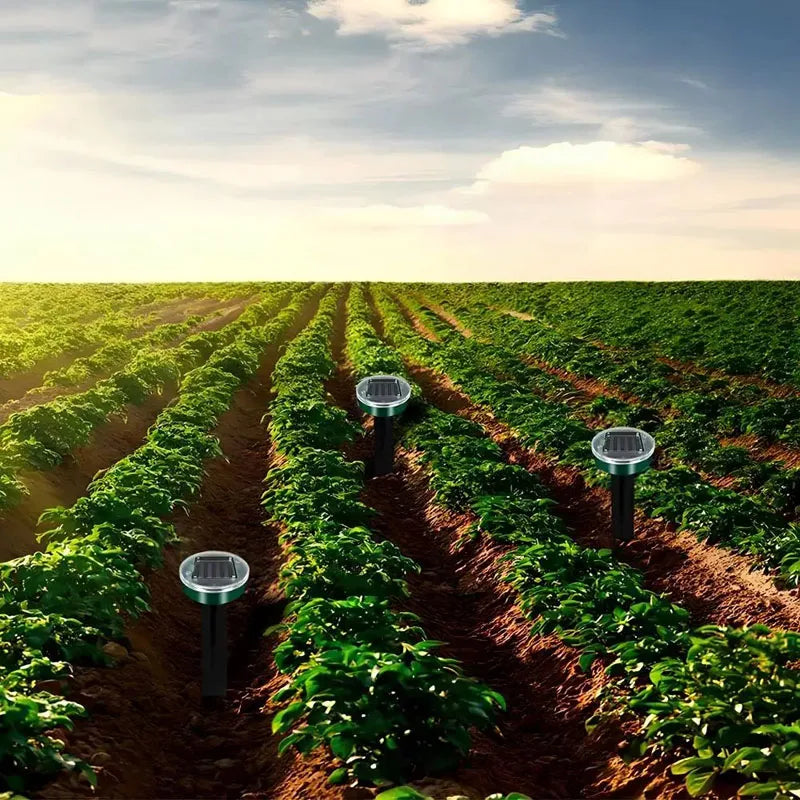 Solar Ultrasonic Mole Repellent Insect Repeller