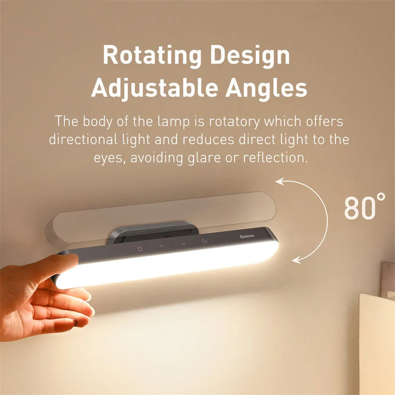 Baseus Magnetic Desk Lamp Rechargeable LED Dimming Light
