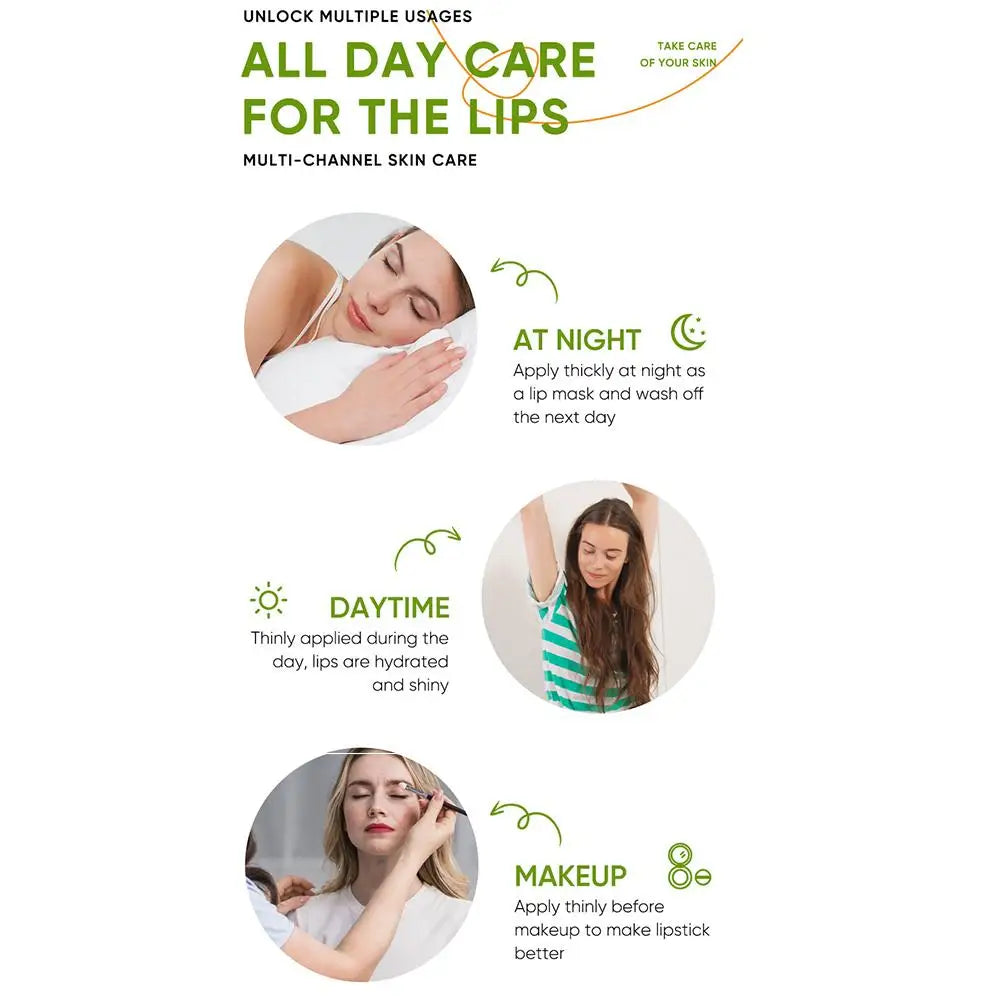 Refreshing hydrating repair lipstick Aloe Vera Vitamin essence Double Protection Moisturizing Water Lip Balm beauty skincare