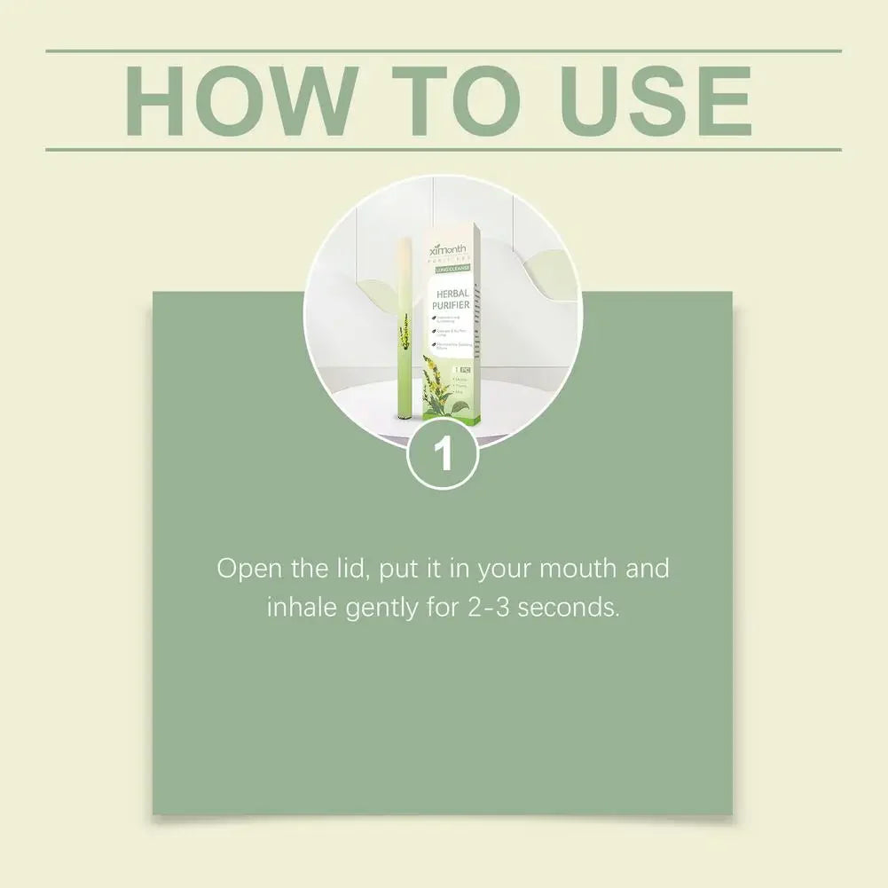 1/4PCS NEW Quitting Smoking Lung Cleansing Nasal Aspirator Improving Sleep Melatonin Diffusion Pen Herbal Blend Diffuser Set