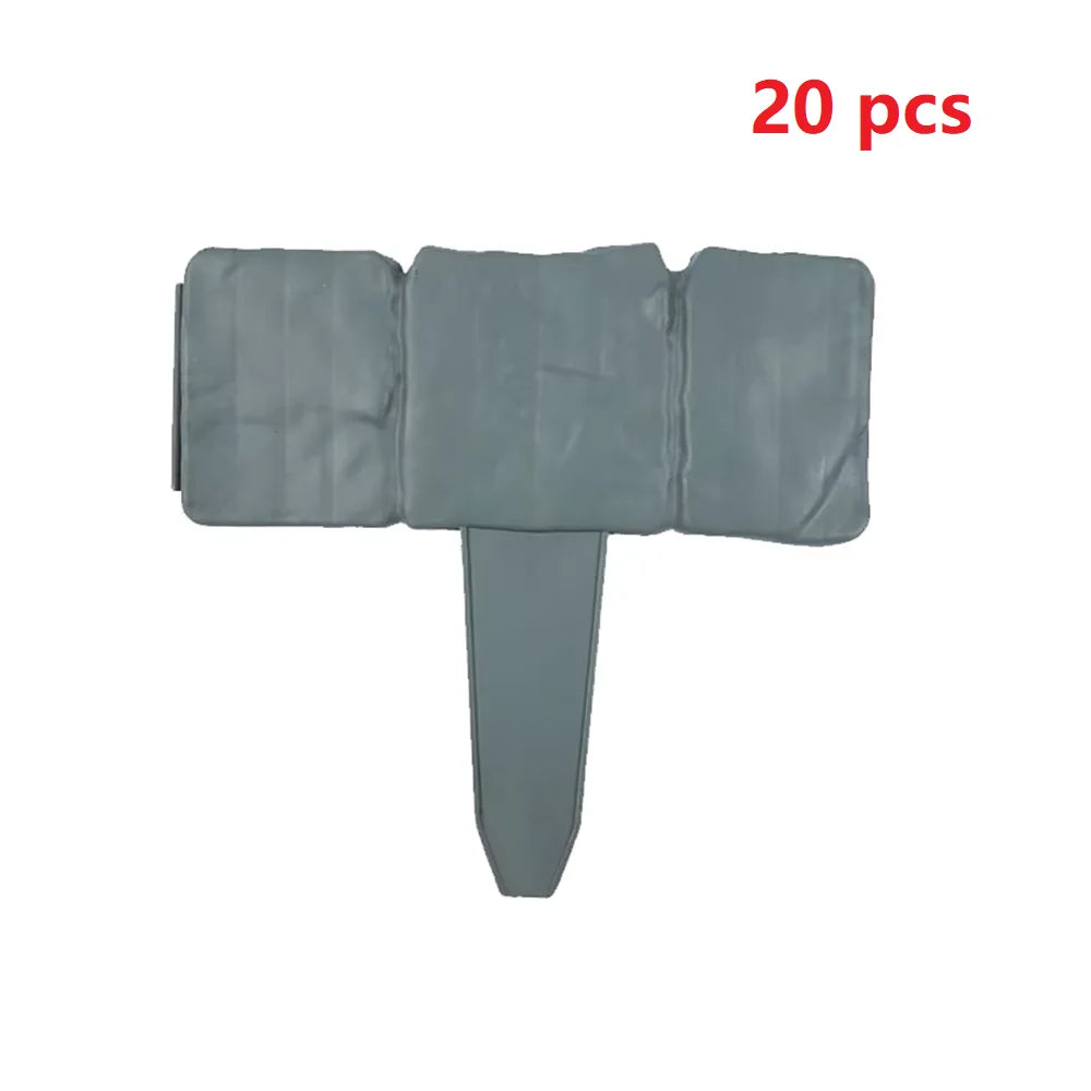 Garden Fence Stone Plant Support Stakes Outdoor Border