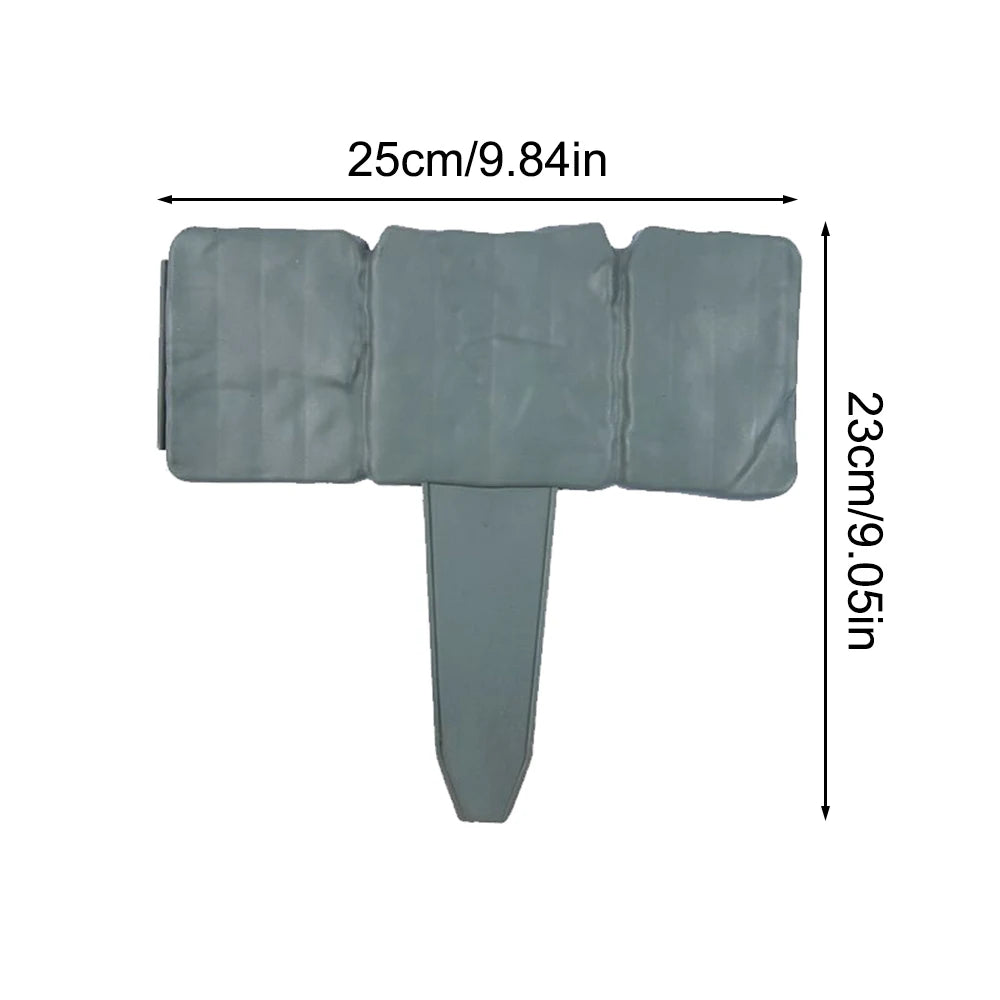 Garden Fence Stone Plant Support Stakes Outdoor Border